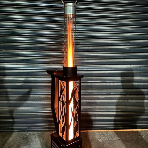 ALEV DESENLİ PELET SOBA